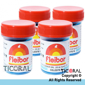 COLORANTE FLEIBOR CELESTE B PASTA 15GR x 1